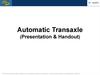AT - A4AF3. Automatic Transaxle
