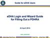 Guide for eDHA Users. eDHA Login and Wizard Guide for Filling Out a PDHRA