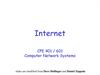 Internet. Computer Network Systems