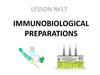 Immunobiological preparations