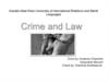 Crime and Law