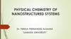 Physical chemistry of nanostructured systems
