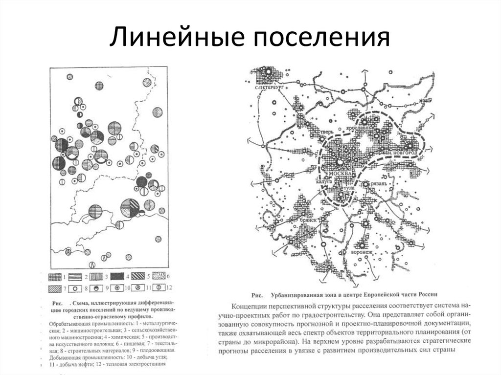 Карта система расселения