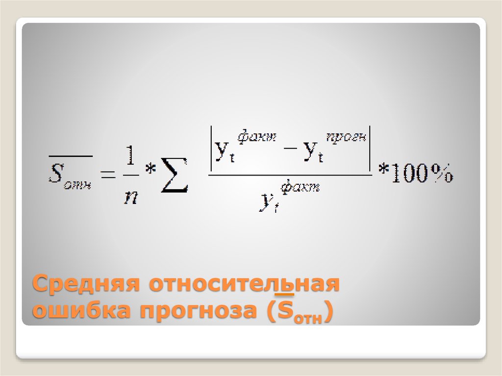 Средняя абсолютная ошибка. Расчет ошибки прогноза. Средняя Относительная ошибка. Относительная ошибка прогноза формула. Относительная ошибка прогнозирования.