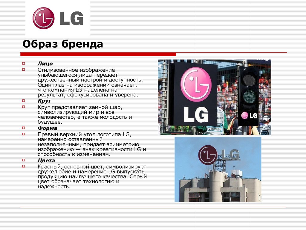 Образ бренда. Образ бренда пример. Образ марки. История компании LG.