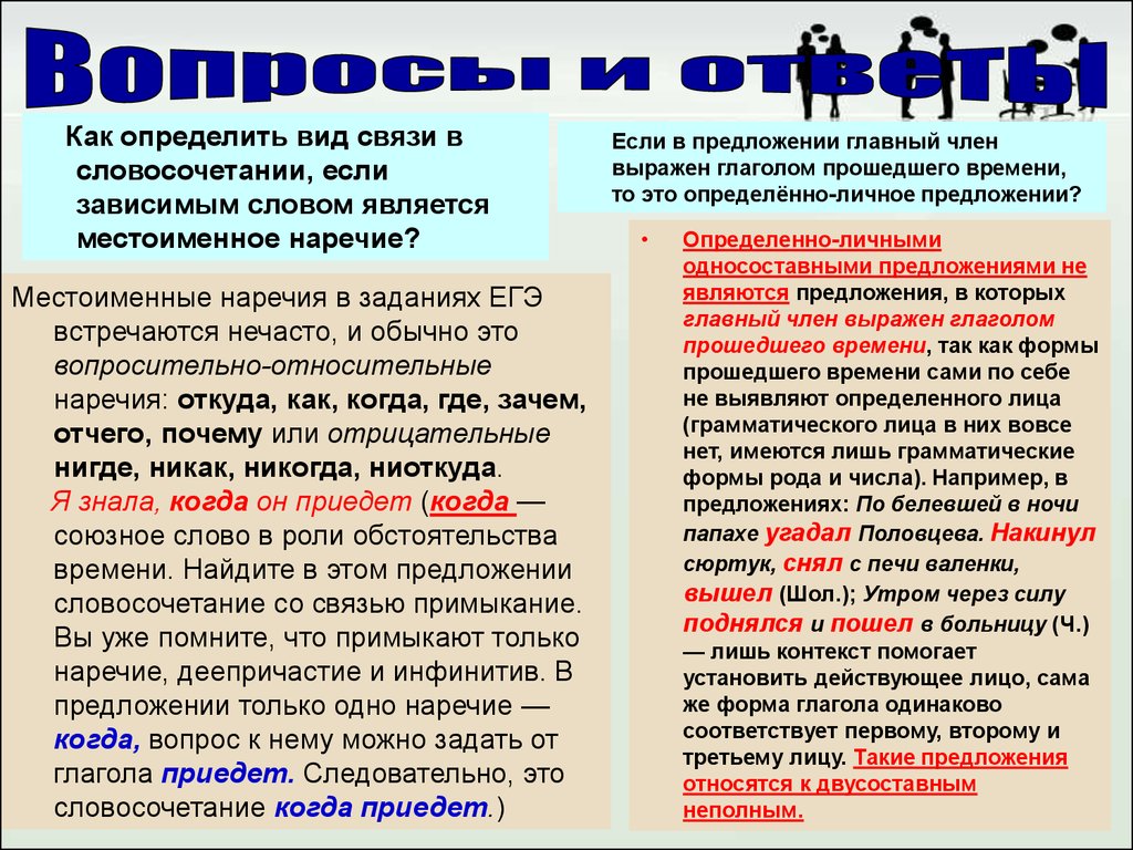 Как определить вид связи. Местоименные словосочетания. Местоимённые наречия в русском языке ЕГЭ. Местоименные наречия в роли союзных слов. Роль союзных предложений