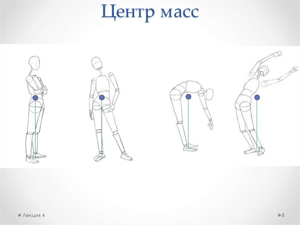 Центр масс рисунок