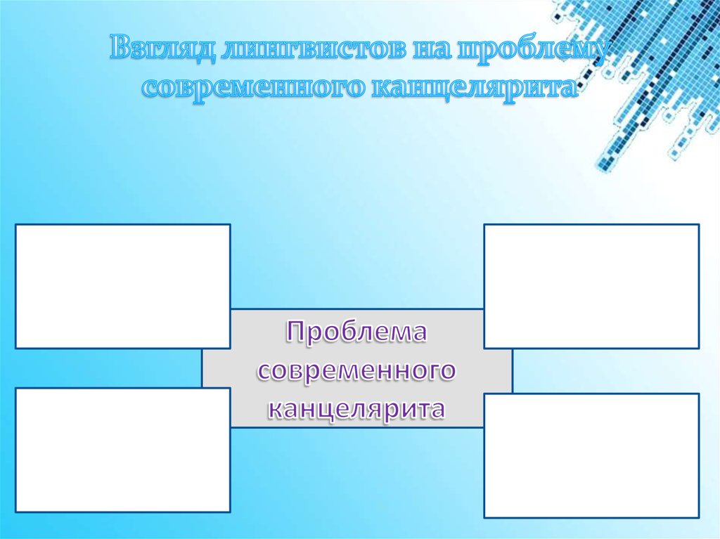 Взгляд лингвистов на проблему современного канцелярита