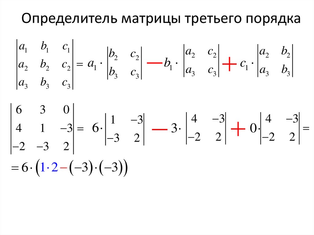 Определение третьего порядка матрицы. Метод Крамера матрицы. Детерминант матрицы 3 на 3. Определитель матрицы 3 на 3 треугольником.