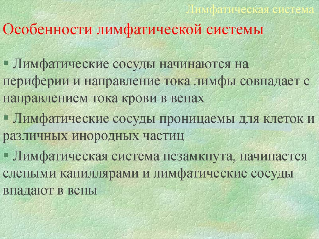 Особенности лимфатической системы. Особенности лимфатической системы у детей. Анатомо-физиологические особенности лимфатической системы у детей. Возрастные особенности лимфатических узлов.