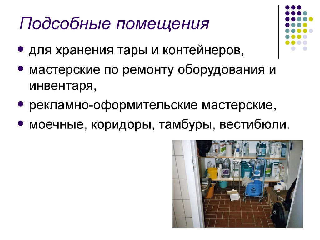 Особенности помещения. Виды подсобных помещений. К подробным помещениям относятся. Помещения парикмахерских подсобные помещения. Вспомогательные помещения для товаров.