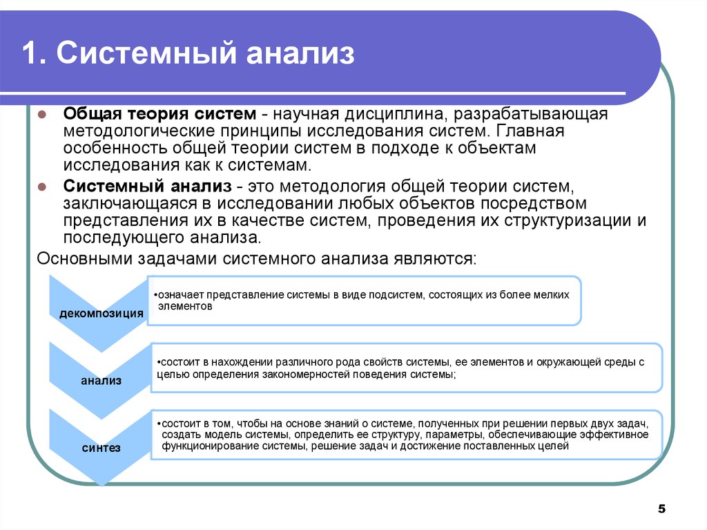 Основные положения системы. Метод системного анализа. Составляющие системного анализа. Суть метода системного анализа. Методы системного анализа в управлении.