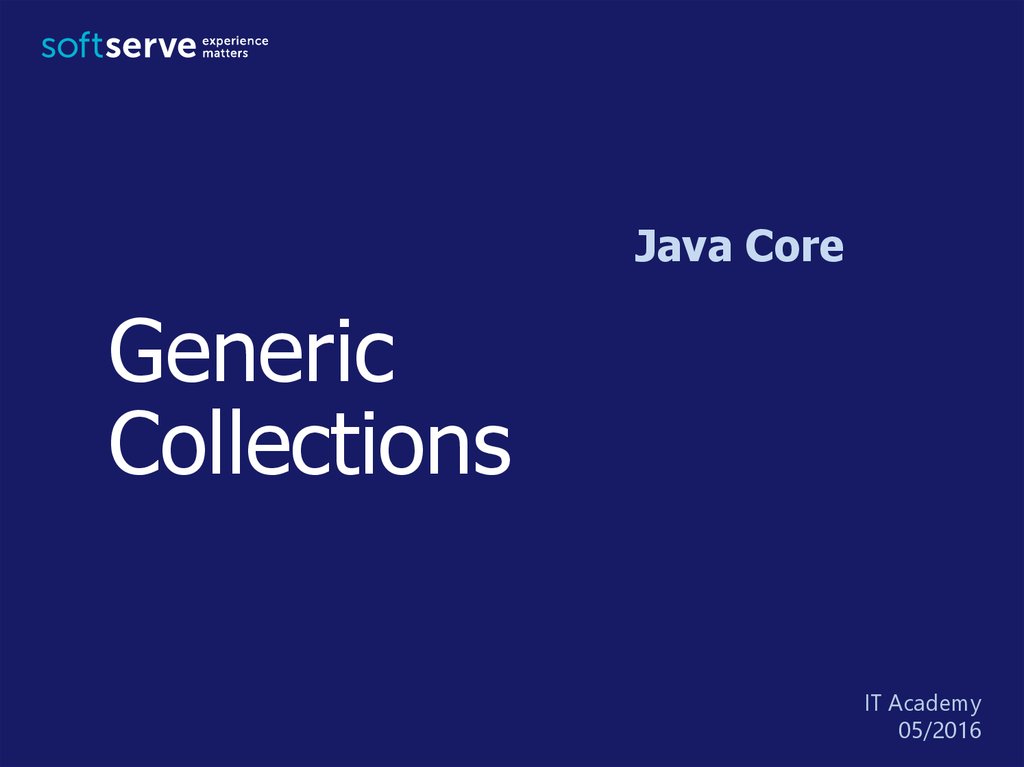 Generic Collections