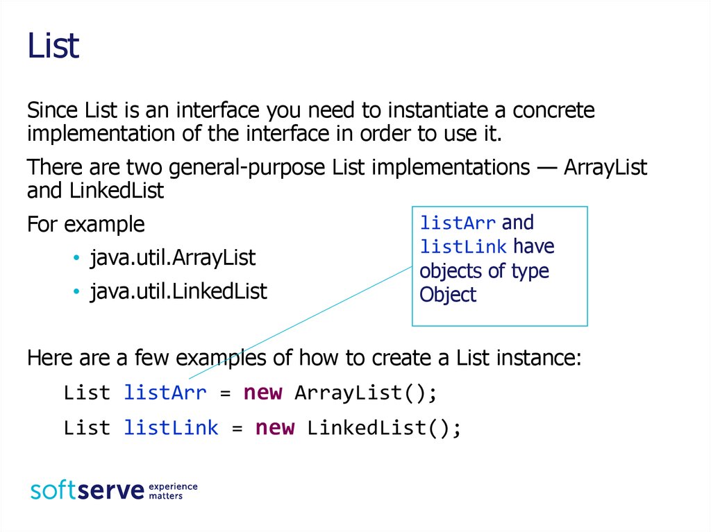 Generic Collections Java Core Online Presentation