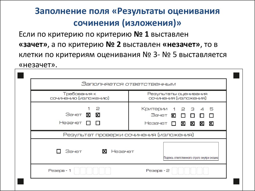 Поля для заполнения. Заполнение полей результатов оценивания сочинения. Протокол оценивания сочинений заполненный. Бланк для сочинения с критериями оценивания. Критерии оценка теста зачет или незачет.