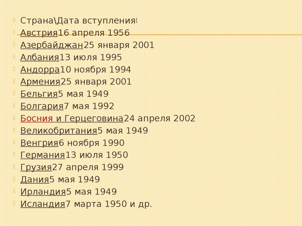 Страны дата. Дата Страна. Обскурация стран даты. Даты вступления вес. Республики вступившие в СССР И Дата вступления.