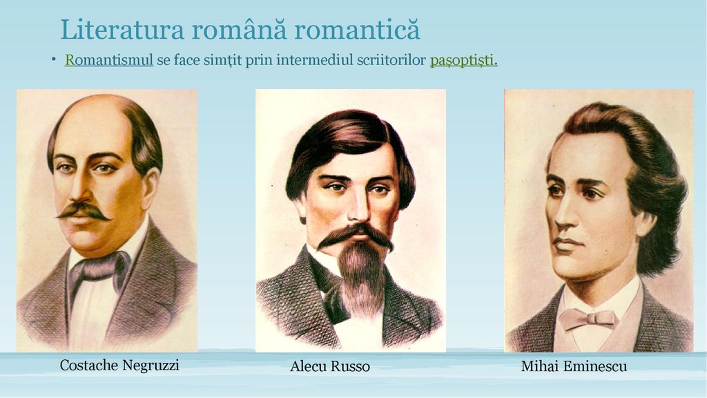 Literatura română romantică