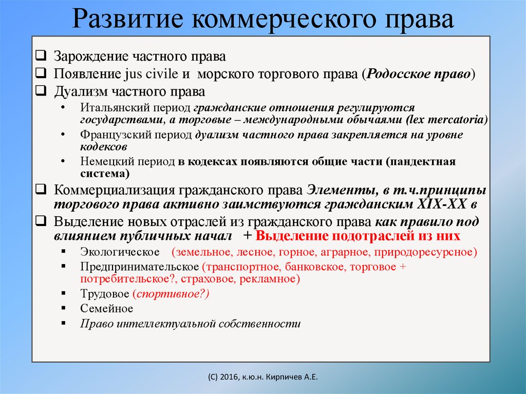 Коммерческое юридическое. Этапы развития торгового права. Этапы развития коммерческого права. Этапы развития торгового права в России. Коммерческое право.