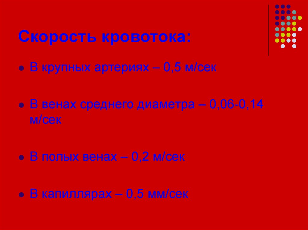 Движение крови по сосудам регуляция кровоснабжения 8 класс презентация