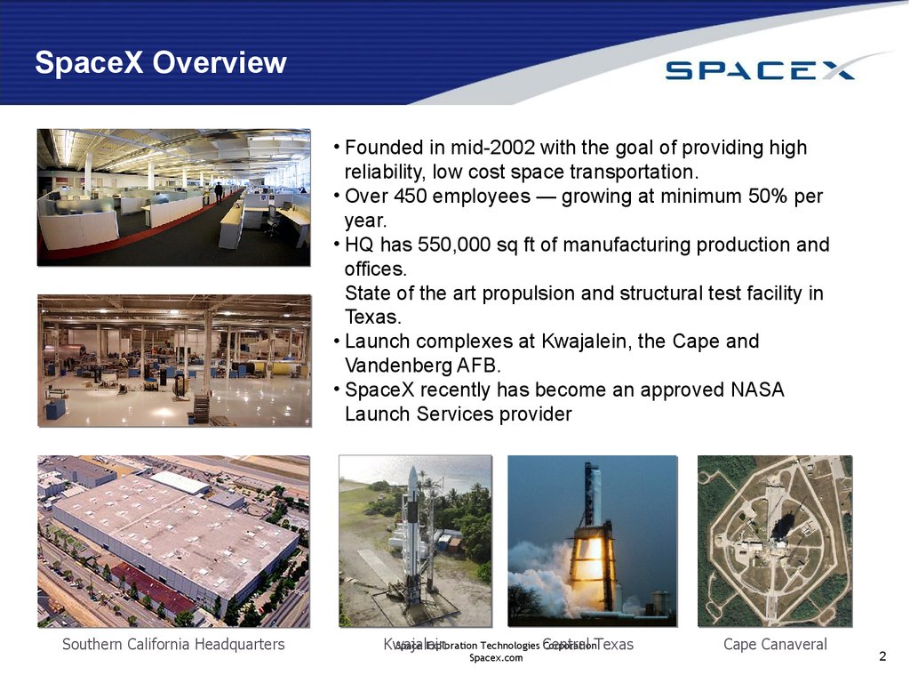 SpaceX Overview