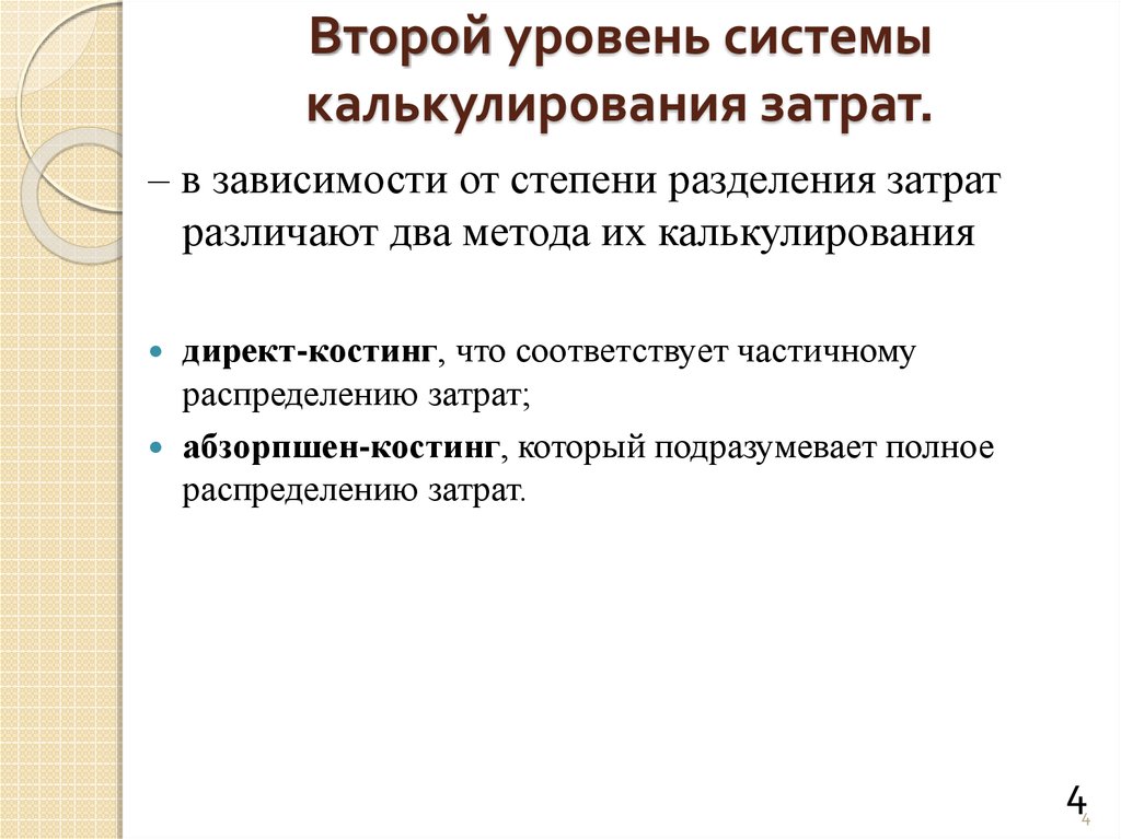 Уровень системы образов