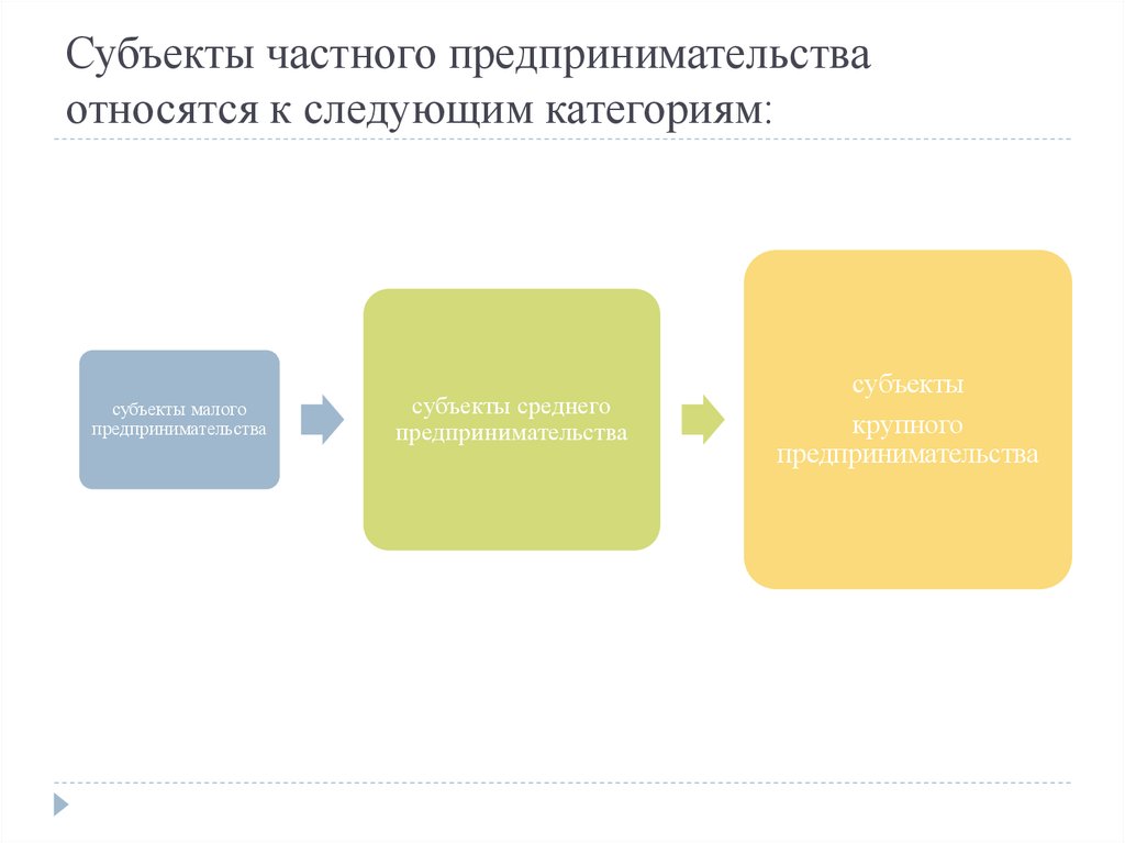 К субъектам бизнеса относятся