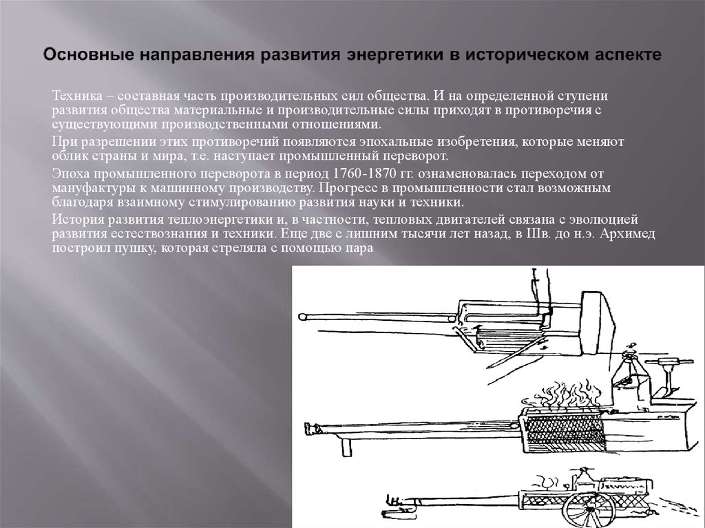 История развития энергетики презентация