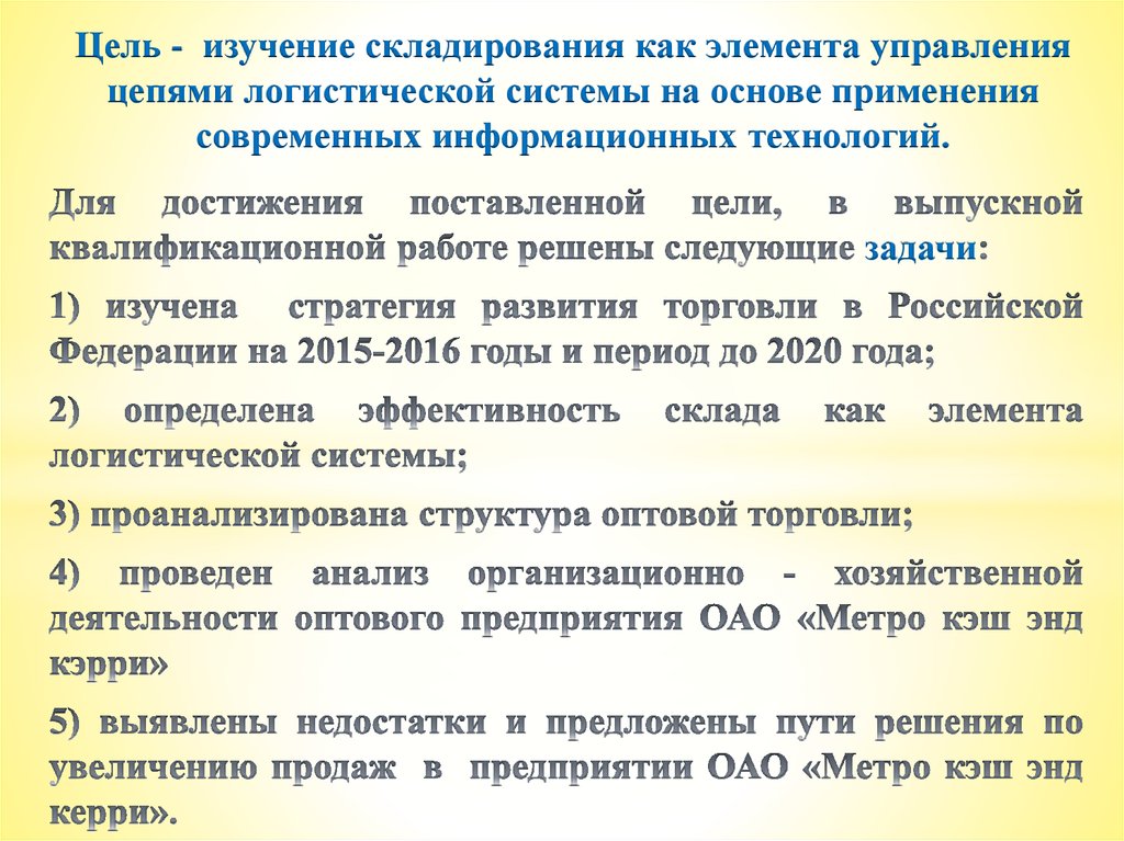 Организационная структура метро кэш энд керри схема