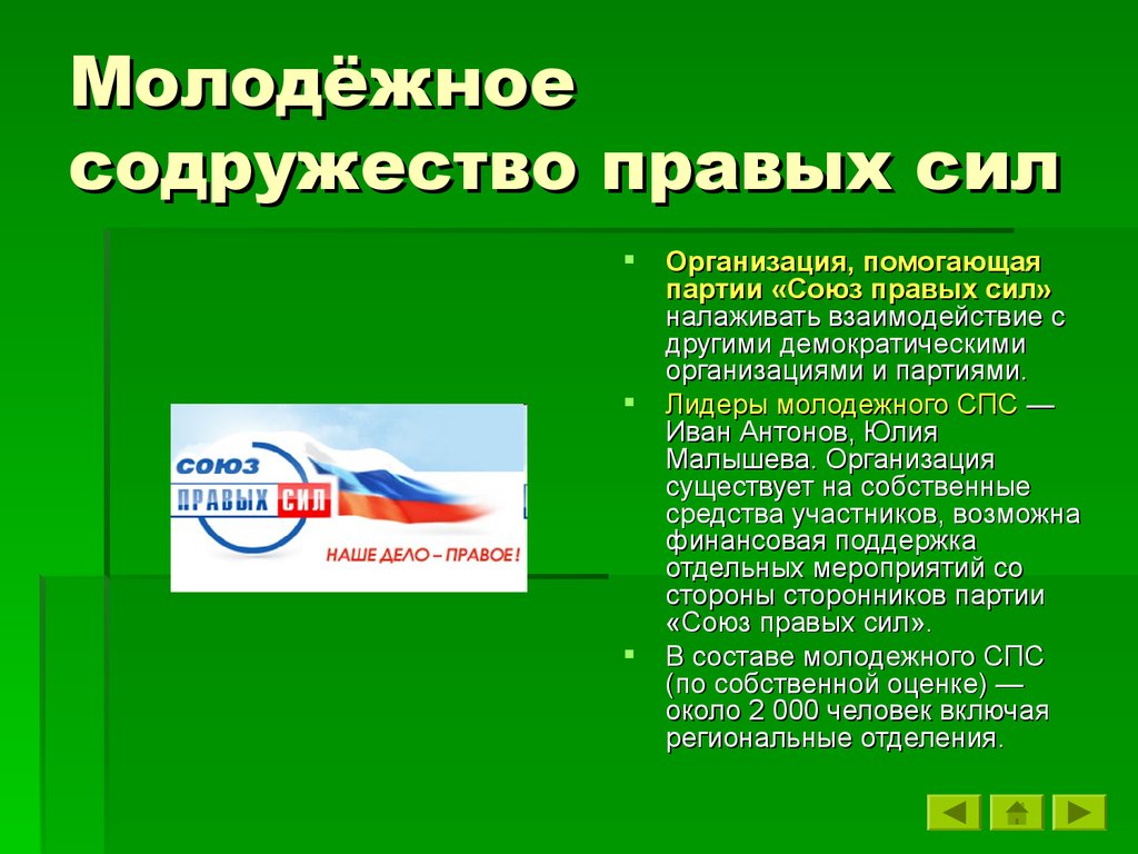 Сила организация. Политическая партия Союз правых сил. Союз правых сил Лидеры партии. Союз правых сил партия программа. Партия «Союз правых сил» (спс).