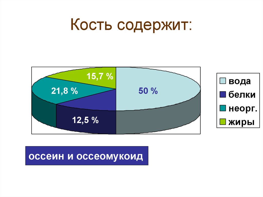 Соотношение веществ. Живая кость содержит. Оссеомукоид состав. Живая кость содержит в процентном отношении. Живая кость содержит в процентном отношении больше всего.