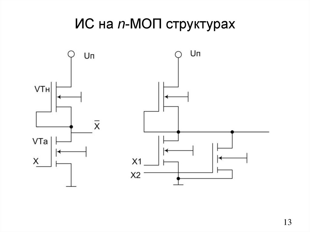 ИС на n-MOП структурах