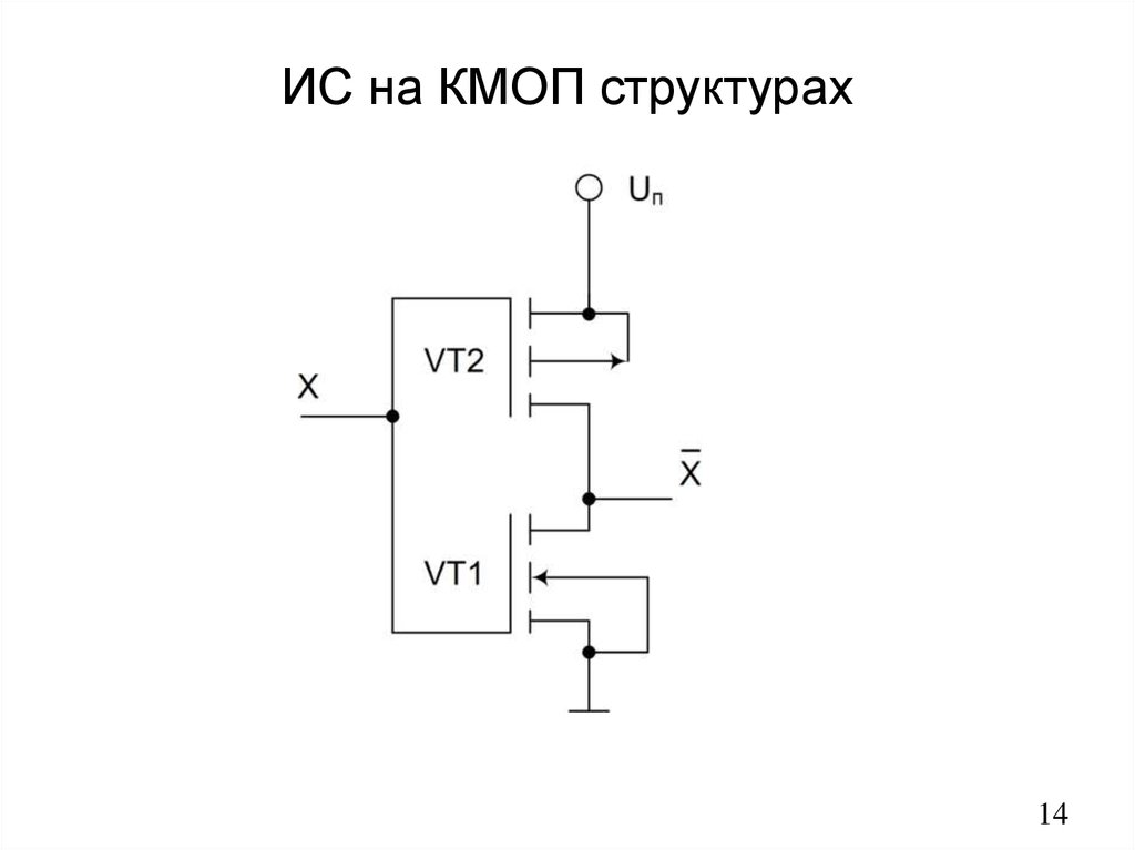 Схема кмоп ключа