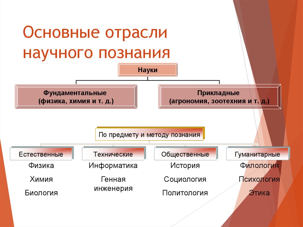 Формы и методы научного познания презентация