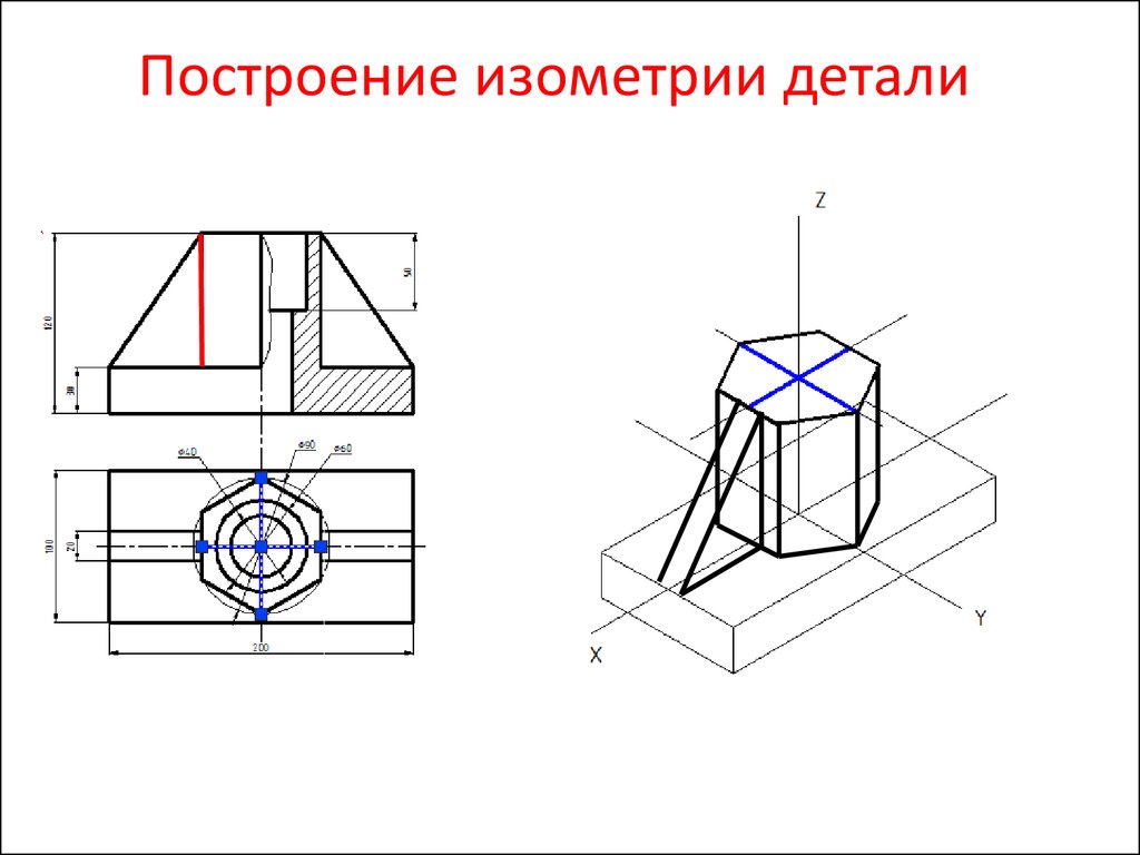 Изометрия это. ГОСТ 2.317 аксонометрические проекции. ГОСТ 2.317-69 аксонометрические проекции. Инженерная Графика построение изометрии. Построение изометрии детали.