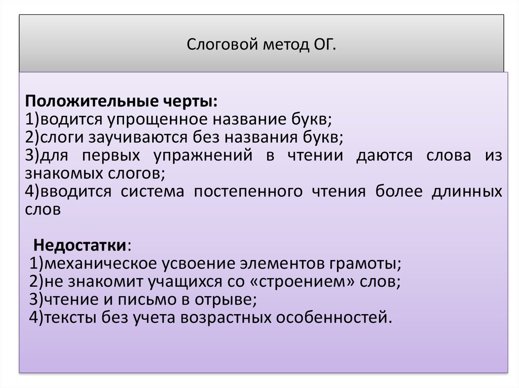 Методика обучения чтению презентация