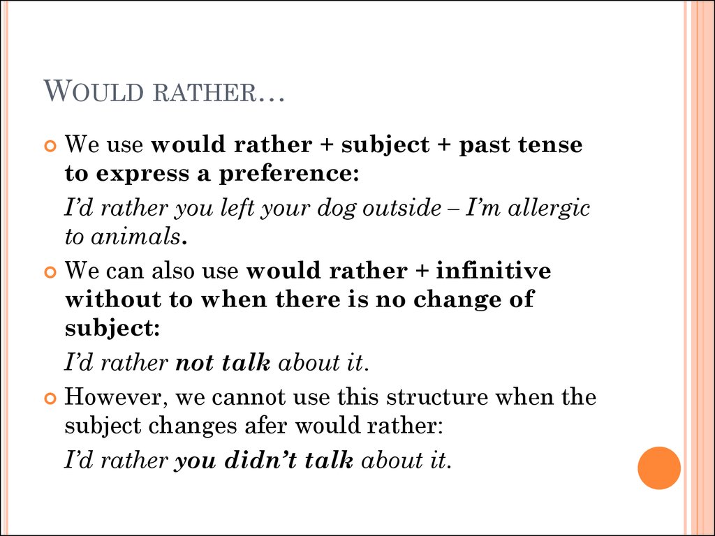 Rather перевод. Конструкция rather. Would rather. Использование would rather. Unreal past Tense.