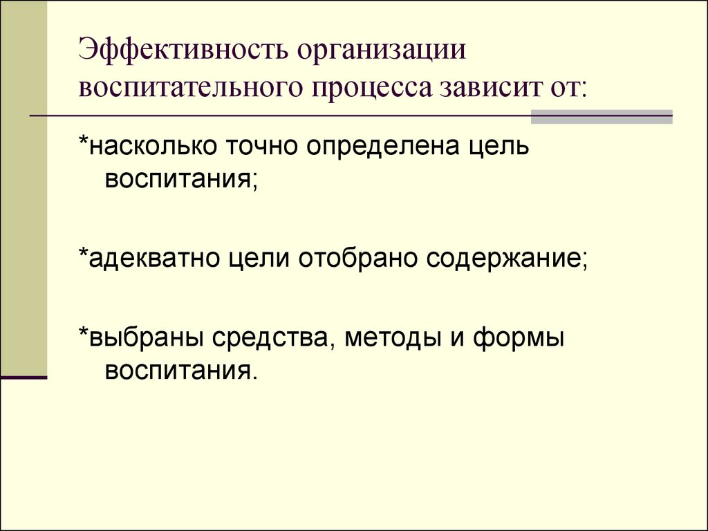 Воспитательный процесс школы и класса: содержание, средства, формы, методы  - презентация онлайн