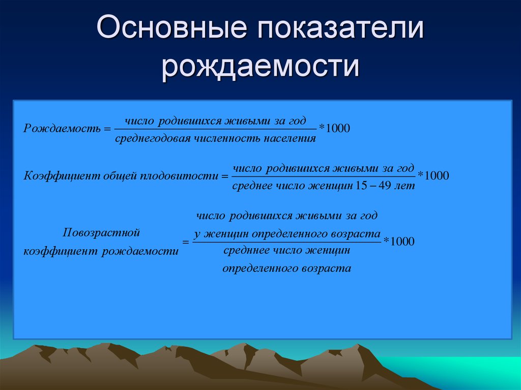 Как считать рождаемость. Показатель рождаемости. Основные показатели рождаемости. Коэффициент общей плодовитости. Общий коэффициент рождаемости.