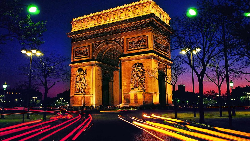 ночной Париж бесплатно