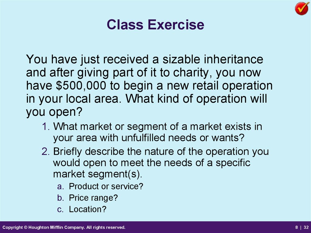 Class Exercise
