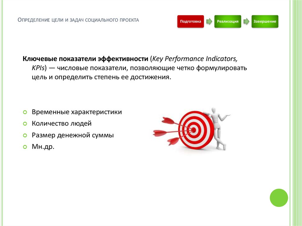 Цели и задачи социальных проектов