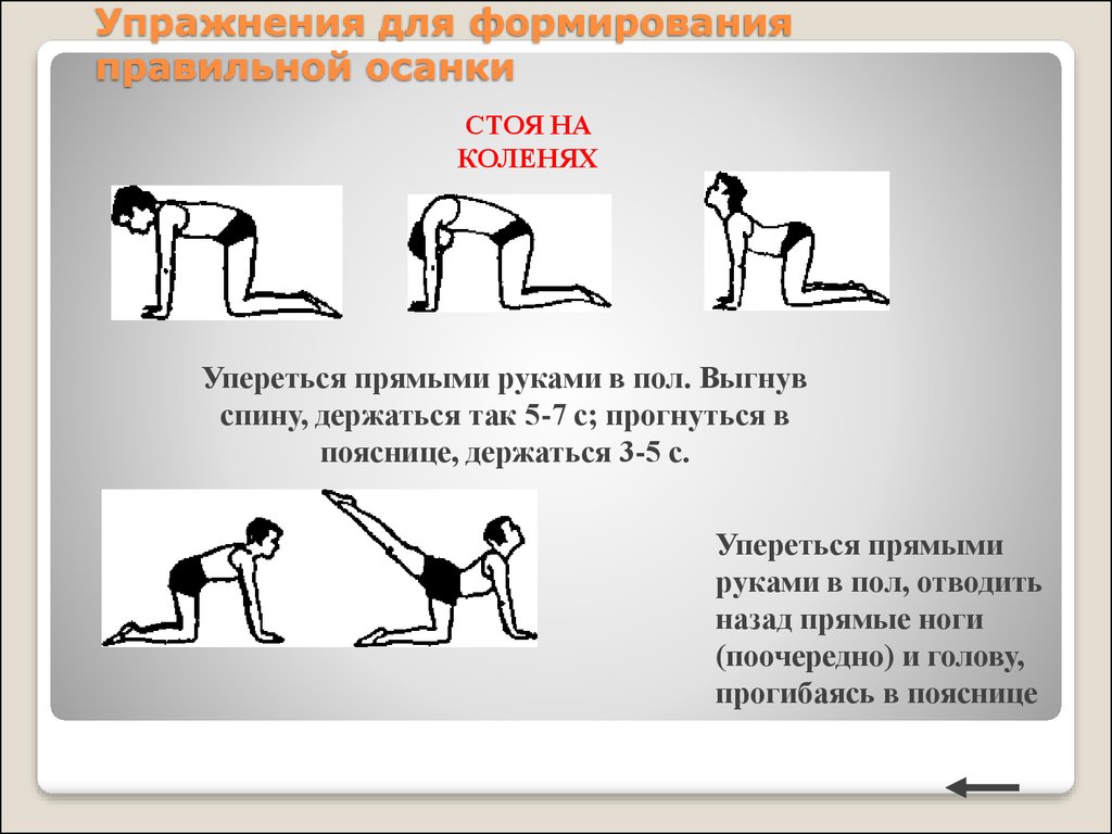 Проект на тему правильная осанка в ворде