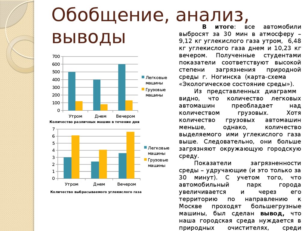 Обобщающие исследования