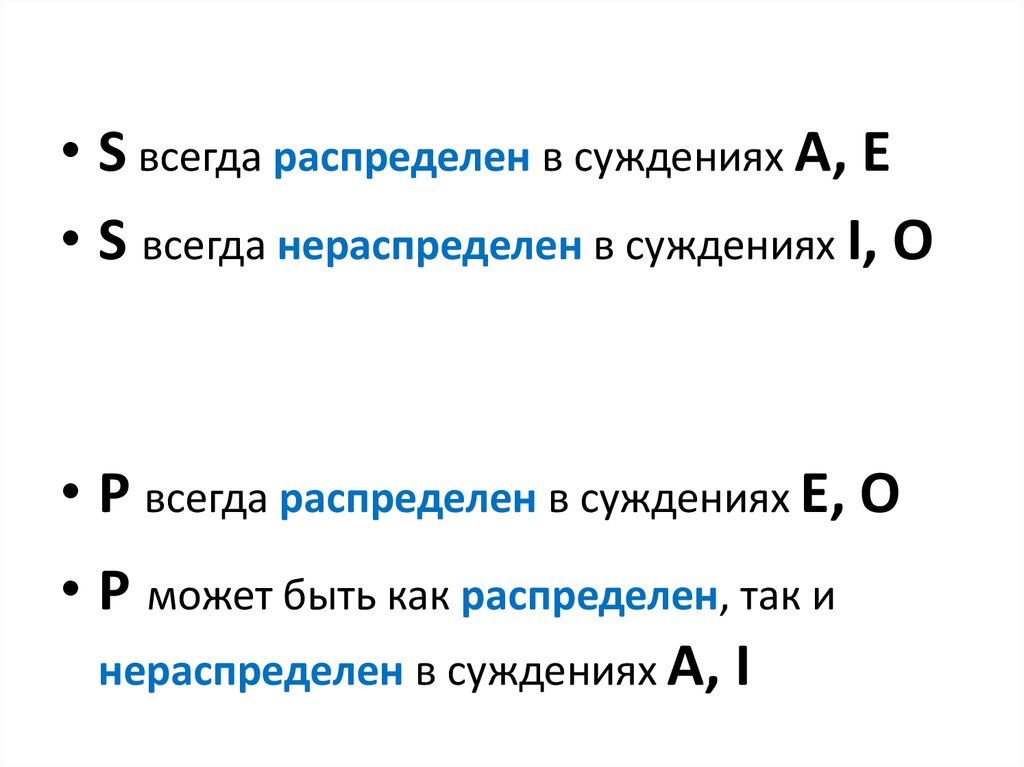 В каком отношении находятся суждения. Распределение суждений логика. Эквивалентное суждение в логике. Субъект распределен и нераспределен. Что значит распределенное суждение.