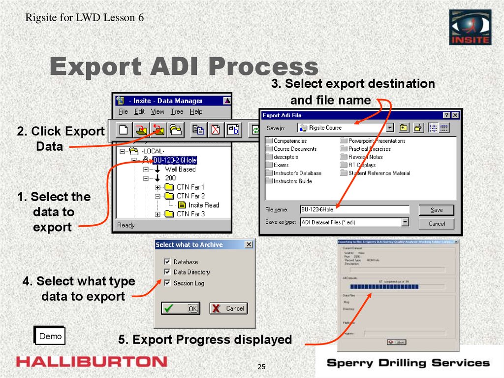 Export ADI Process