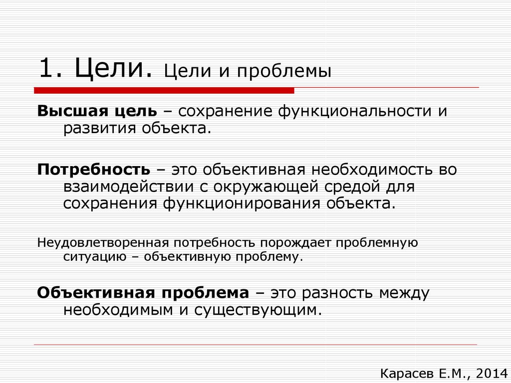 Объективная потребность. Сохранение функциональности.