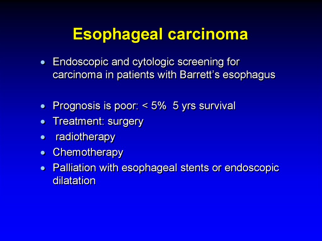 Esophageal carcinoma