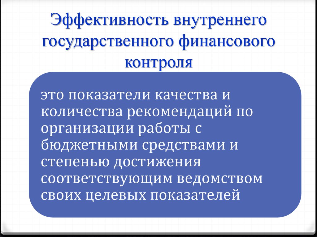 Организация финансового контроля. Оценка эффективности финансового контроля. Эффективность финансового контроля. Внутренний государственный контроль. Внутренний финансовый контроль.