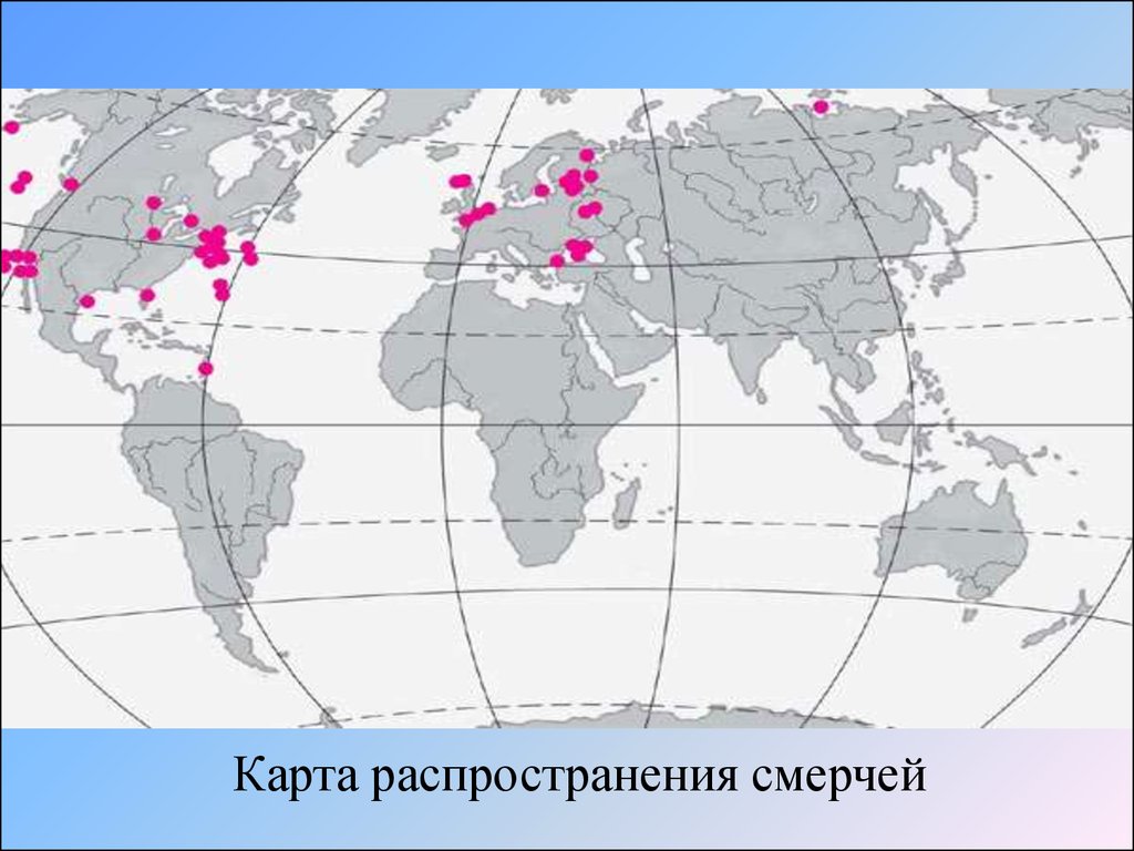 Опасные природные явления мира карта