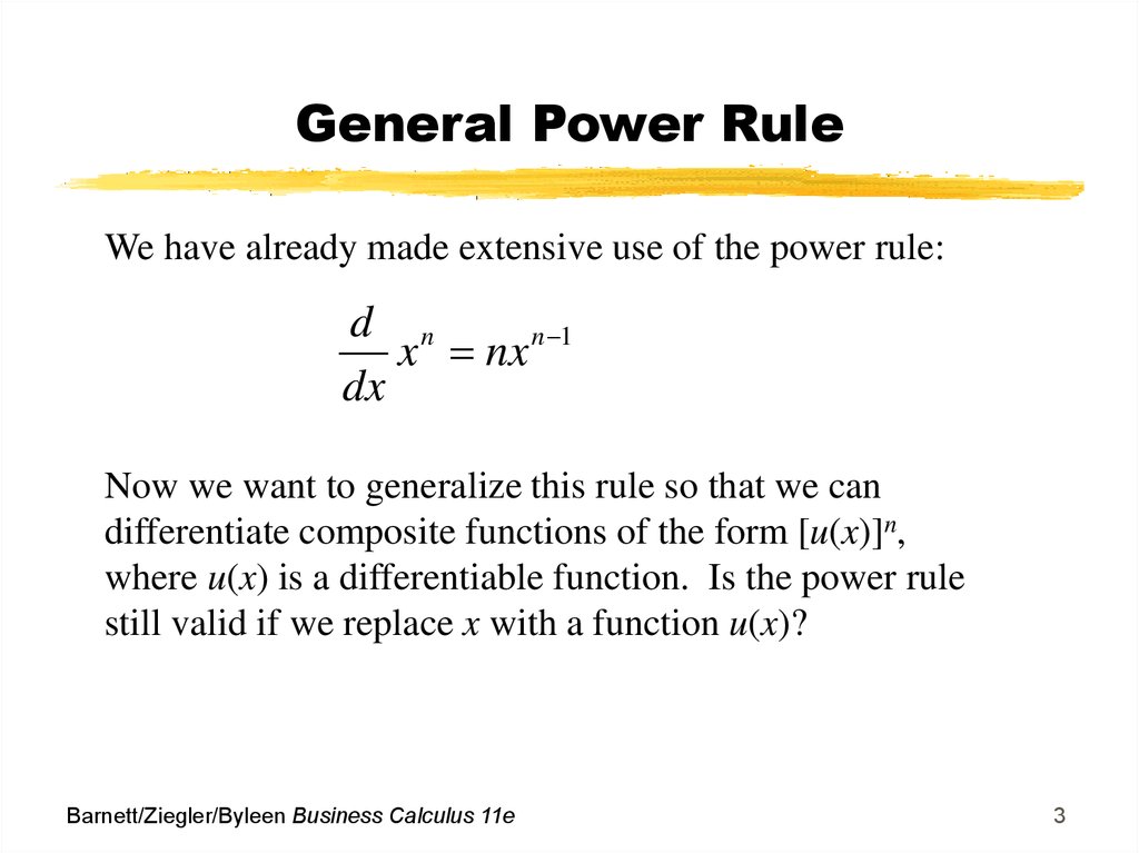 The Chain Rule 